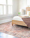 Bazaar Chic Collection Area Rug -  Chefchaouen Rectangle Salmon Pink  lifestyle 3