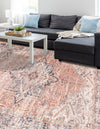 Bazaar Chic Collection Area Rug -  Chefchaouen Rectangle Salmon Pink  lifestyle 4