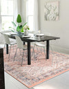 Bazaar Chic Collection Area Rug -  Chefchaouen Rectangle Salmon Pink  lifestyle 11