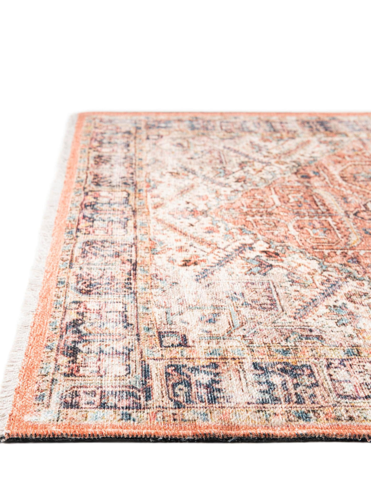 Bazaar Chic Collection Area Rug -  Chefchaouen Rectangle Salmon Pink  lifestyle 15