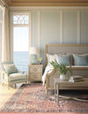 Bazaar Chic Collection Area Rug -  Chefchaouen Square Salmon Pink  lifestyle 19