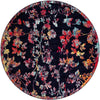 Brighton Terrace Collection Area Rug -  Roedean Round Navy Blue  lifestyle 12