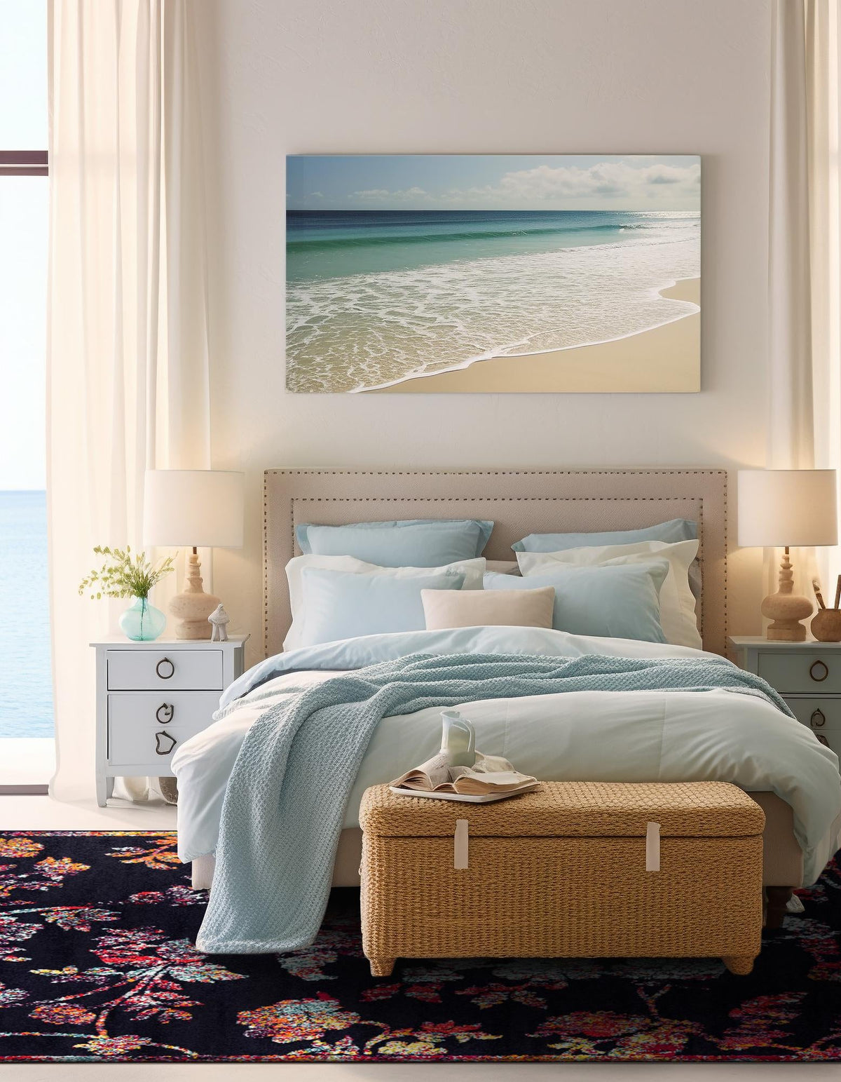 Brighton Terrace Collection Area Rug -  Roedean Rectangle Navy Blue  lifestyle 5