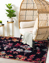 Brighton Terrace Collection Area Rug -  Roedean Rectangle Navy Blue  lifestyle 8