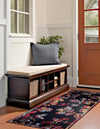 Brighton Terrace Collection Area Rug -  Roedean Runner Navy Blue  lifestyle 34
