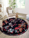 Brighton Terrace Collection Area Rug -  Roedean Round Navy Blue  lifestyle 33