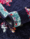 Brighton Terrace Collection Area Rug -  Roedean Round Navy Blue  lifestyle 46