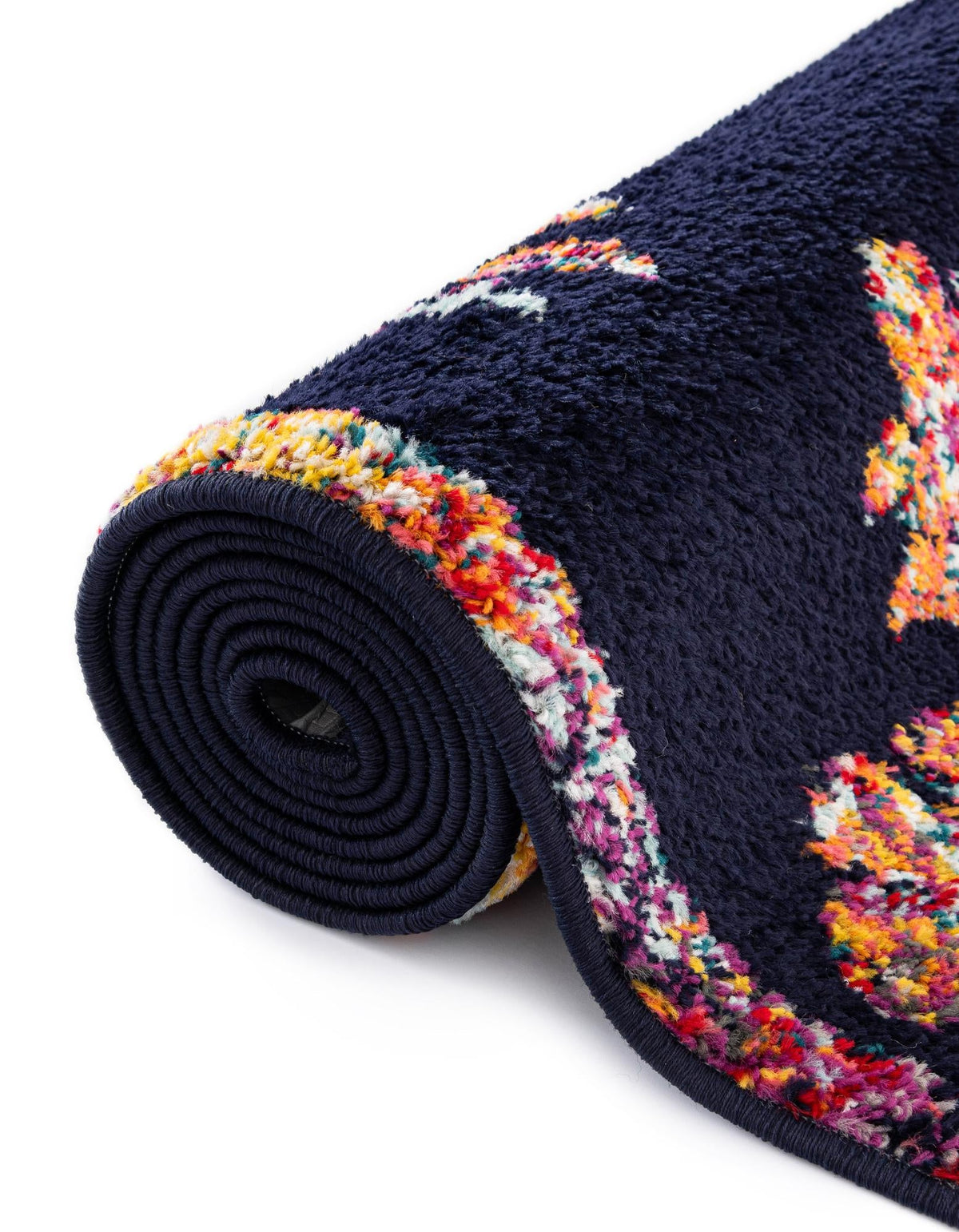 Brighton Terrace Collection Area Rug -  Roedean Round Navy Blue  lifestyle 54