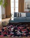 Brighton Terrace Collection Area Rug -  Roedean Square Navy Blue  lifestyle 17