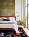 Brighton Terrace Collection Area Rug -  Roedean Square Navy Blue  lifestyle 38