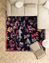 Brighton Terrace Collection Area Rug -  Roedean Square Navy Blue  lifestyle 44