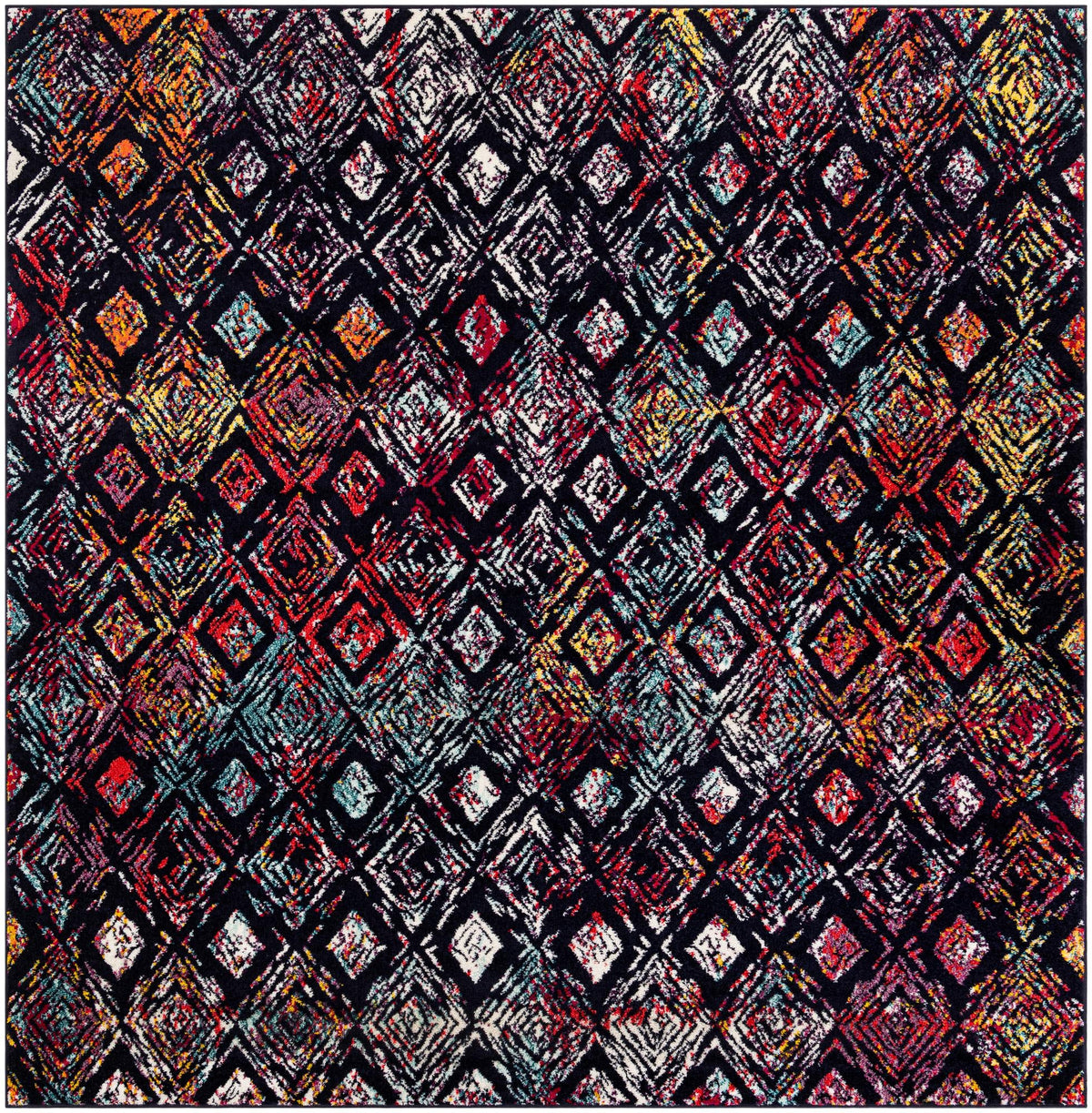 Brighton Terrace Collection Area Rug -  Ovingdean Square Multi  lifestyle 14