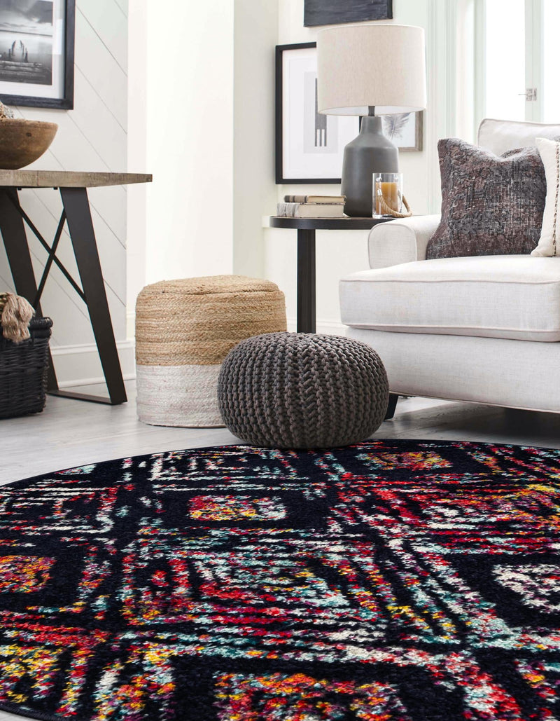 Brighton Terrace Collection Area Rug -  Ovingdean Round Multi  lifestyle 21