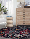 Brighton Terrace Collection Area Rug -  Ovingdean Round Multi  lifestyle 30
