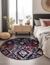 Brighton Terrace Collection Area Rug -  Ovingdean Round Multi  lifestyle 39