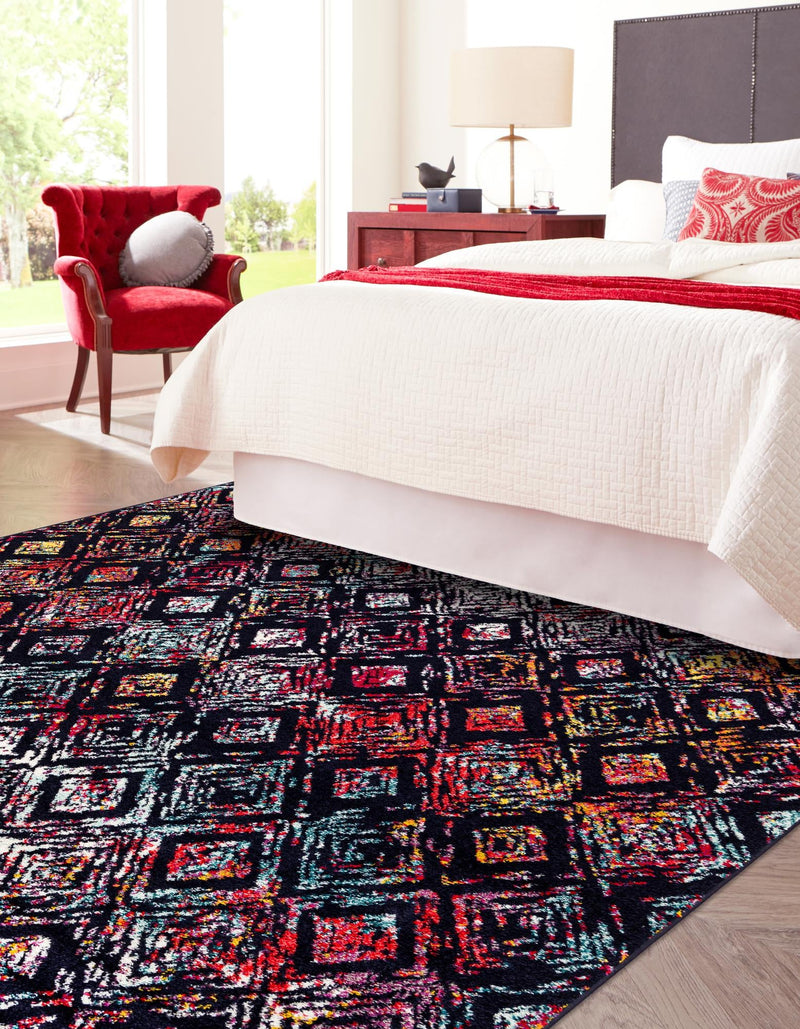 Brighton Terrace Collection Area Rug -  Ovingdean Square Multi  lifestyle 23
