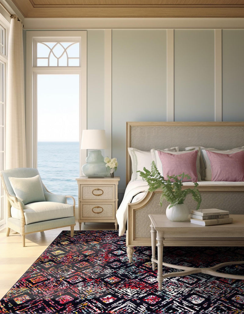 Brighton Terrace Collection Area Rug -  Ovingdean Square Multi  lifestyle 35