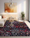 Brighton Terrace Collection Area Rug -  Ovingdean Square Multi  lifestyle 38