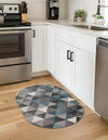 Seville Elegance Collection Area Rug -  Malaga Oval Gray  lifestyle 56