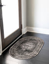 Geneva Terrace Collection Area Rug -  Vevey Oval Gray  lifestyle 55