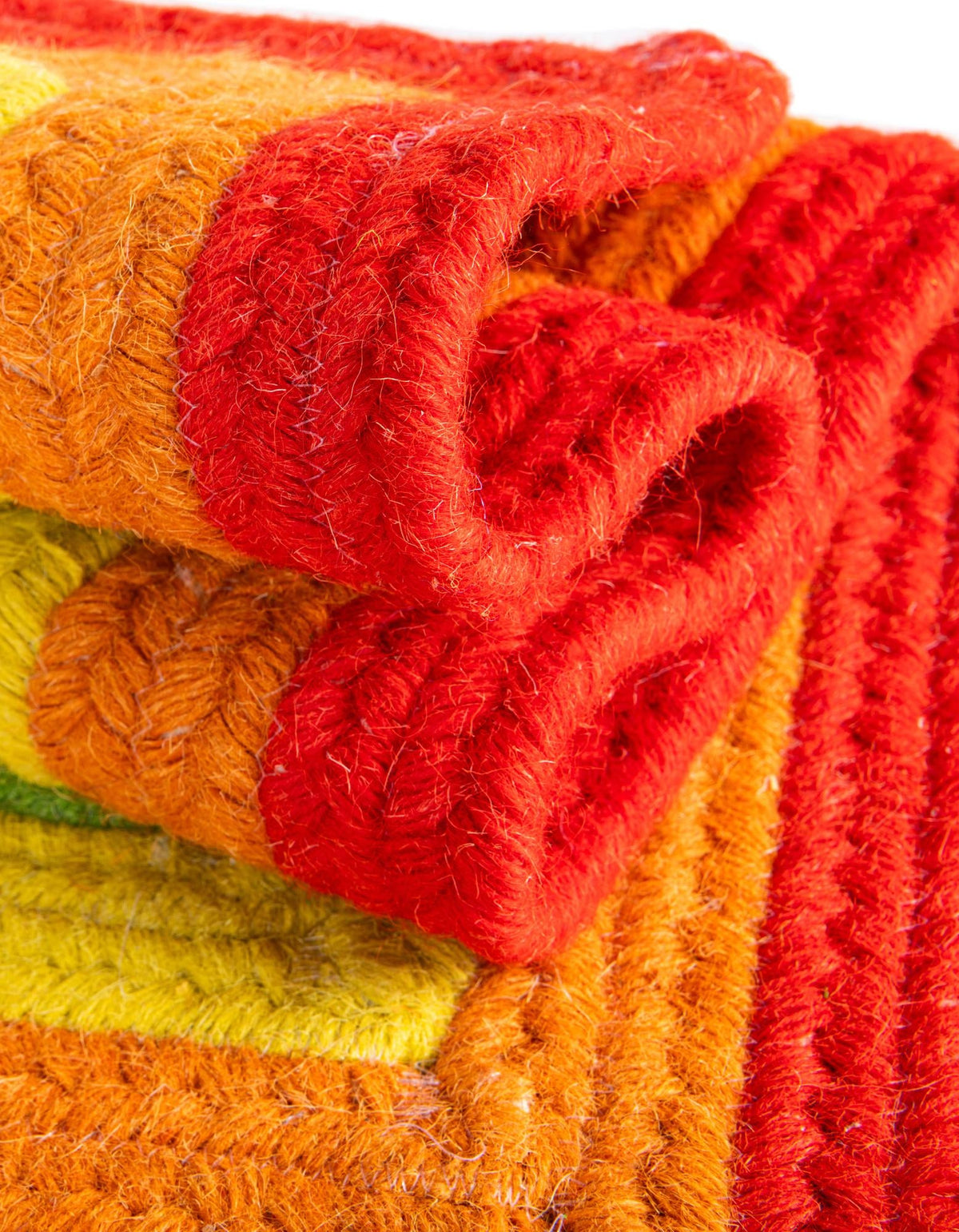 Sunset Isle Wool Braids Collection Area Rug - Paradise Rectangle Multi  lifestyle 20