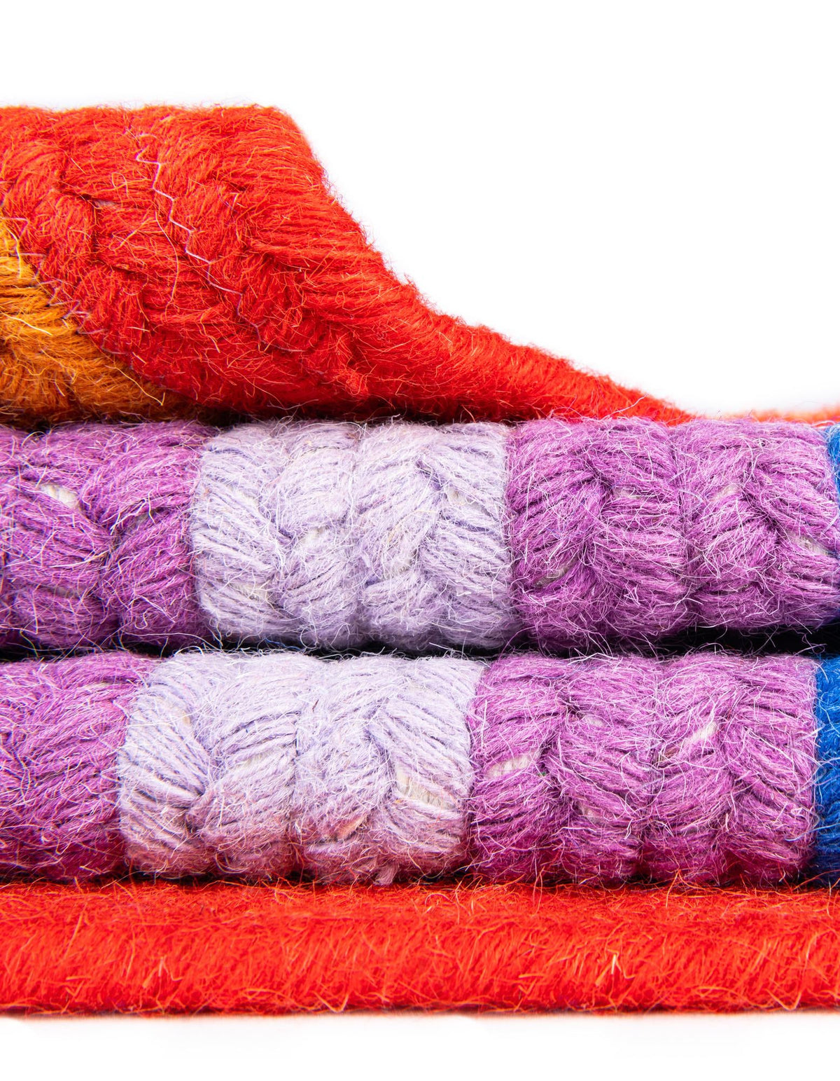 Sunset Isle Wool Braids Collection Area Rug - Paradise Rectangle Multi  lifestyle 21