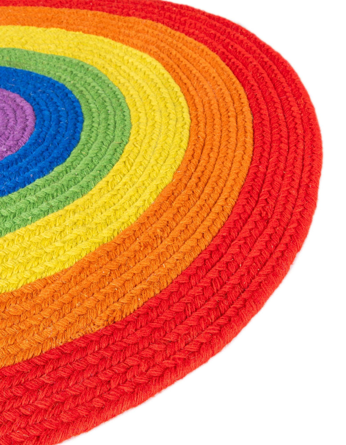 Sunset Isle Wool Braids Collection Area Rug - Paradise Oval Multi  lifestyle 53