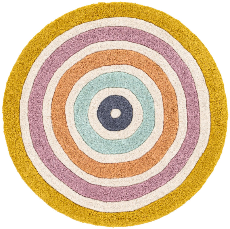 Shepherd's Glen Wool Collection Area Rug - Eldon Round Multi  lifestyle 2
