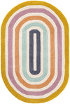 Shepherd's Glen Wool Collection Area Rug - Eldon Oval Multi Main