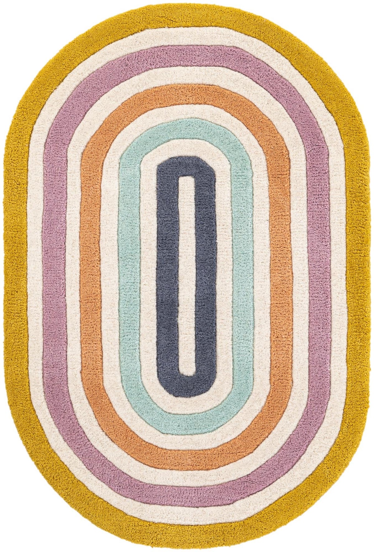 Shepherd's Glen Wool Collection Area Rug - Eldon Oval Multi Main