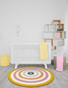 Shepherd's Glen Wool Collection Area Rug - Eldon Round Multi  lifestyle 9