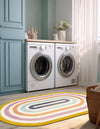 Shepherd's Glen Wool Collection Area Rug - Eldon Oval Multi  lifestyle 14