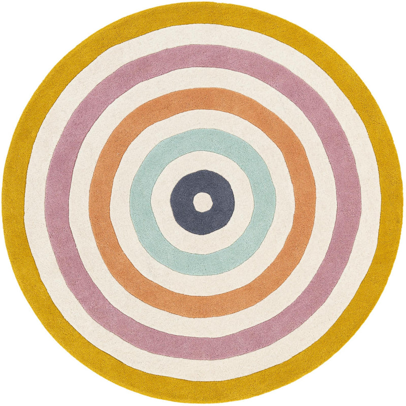 Shepherd's Glen Wool Collection Area Rug - Eldon Round Multi  lifestyle 3