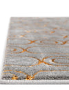 Metropolitan Matrix Collection Area Rug - Cosmopolis (Black and Silver) Rectangle Gray and Gold  lifestyle 69