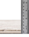 Metropolitan Matrix Collection Area Rug - Cosmopolis Rectangle White and Silver  lifestyle 34