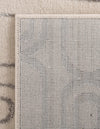 Metropolitan Matrix Collection Area Rug - Cosmopolis Rectangle White and Silver  lifestyle 50