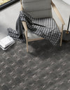 Metropolitan Matrix Collection Area Rug - Cosmopolis Rectangle Gray and Silver  lifestyle 17