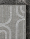 Metropolitan Matrix Collection Area Rug - Cosmopolis Rectangle Gray and Silver  lifestyle 52