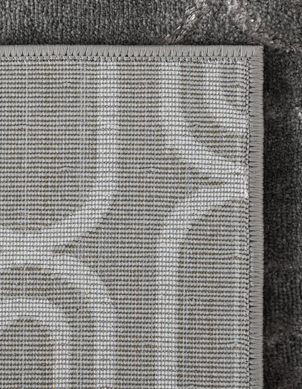 Metropolitan Matrix Collection Area Rug - Cosmopolis Rectangle Gray and Silver  lifestyle 52
