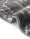 Metropolitan Matrix Collection Area Rug - Cosmopolis Rectangle Gray and Silver  lifestyle 56