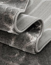 Metropolitan Matrix Collection Area Rug - Cosmopolis Rectangle Gray and Silver  lifestyle 68