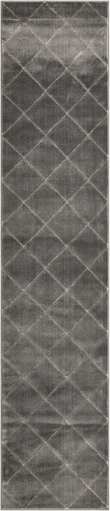 Metropolitan Matrix Collection Area Rug -  Urbana Runner Gray and Silver  lifestyle 67
