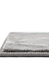 Metropolitan Matrix Collection Area Rug -  Urbana Rectangle Gray and Silver  lifestyle 54