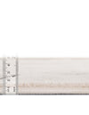 Metropolitan Matrix Collection Area Rug -  Urbana Rectangle White and Silver  lifestyle 45