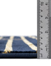 Metropolitan Matrix Collection Area Rug -  Skyline Rectangle Navy Blue and Gold  lifestyle 45