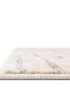 Metropolitan Matrix Collection Area Rug -  Skyline Rectangle White and Silver  lifestyle 54