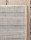 Metropolitan Matrix Collection Area Rug -  Skyline Rectangle White and Silver  lifestyle 62