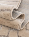 Metropolitan Matrix Collection Area Rug -  Skyline Rectangle White and Silver  lifestyle 78
