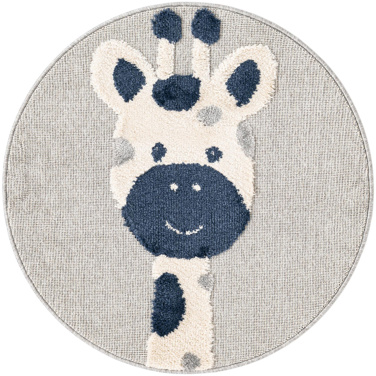 Wonder Tykes Collection Area Rug -  Wonderland Round Gray  lifestyle 37