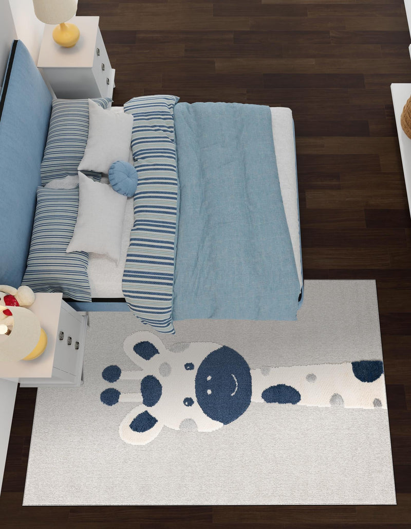 Wonder Tykes Collection Area Rug -  Wonderland Rectangle Gray  lifestyle 3